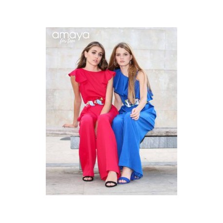 AMAYA mono largo azulón