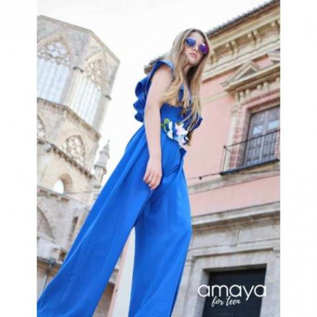 AMAYA mono largo azulón