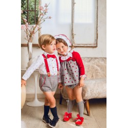 MARTA Y PAULA conjunto con tirantes JILGUERO