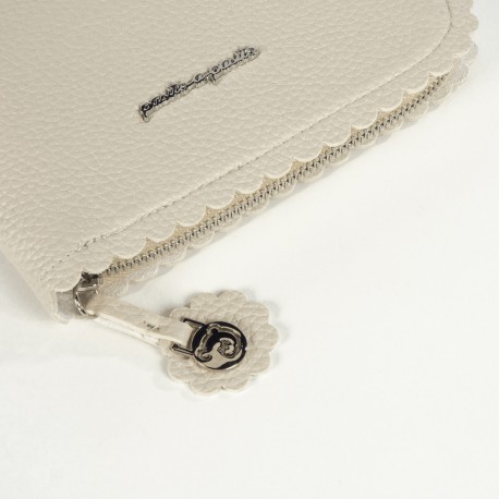 PASITO A PASITO portadocumentos BISCUIT polipiel BEIGE