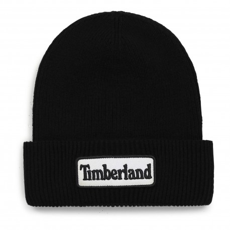 TIMBERLAND gorro negro de niño