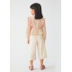 ABEL Y LULA pantalon culotte de pana beige