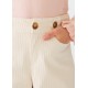 ABEL Y LULA pantalon culotte de pana beige