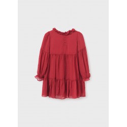 ABEL Y LULA vestido cereza en plumeti 2