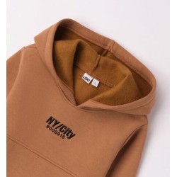 IDO sudadera con capucha en marrón 2