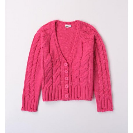 IDO chaqueta de punto en fucsia para niña