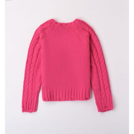 IDO chaqueta de punto en fucsia para niña