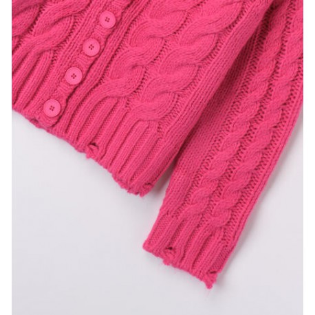 IDO chaqueta de punto en fucsia para niña