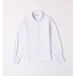 IDO camisa slim de niña en blanco