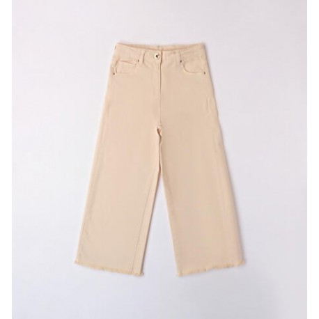 IDO pantalón ancho de niña en beige