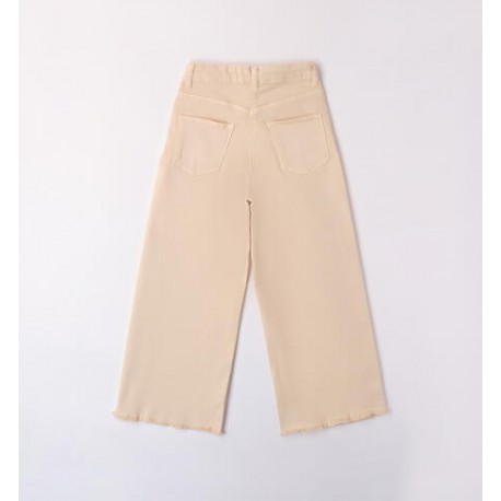 IDO pantalón ancho de niña en beige